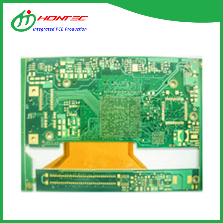 6 sluoksnių FR406 standusis „Flex“ PCB